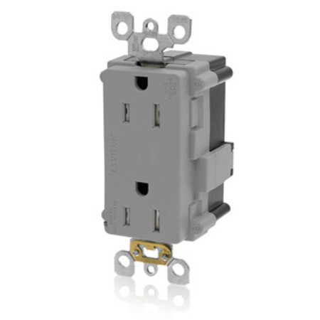 LEVITON Surge Suppressor, 125V, 2 Poles, 3 MT528-GY